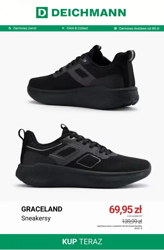 Deichmann - gazetka promocyjna Wyprzedaż do 99 zł od poniedziałku 15.06  - strona 11