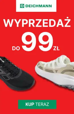 Deichmann - gazetka promocyjna Wyprzedaż do 99 zł od poniedziałku 15.06 