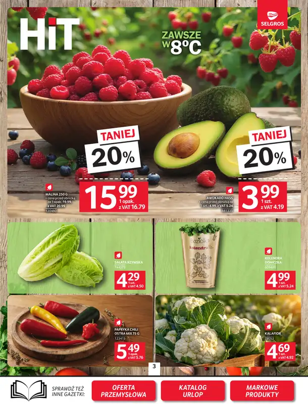 Selgros - gazetka promocyjna Oferta spożywcza od czwartku 18.06 do środy 01.07 - strona 3