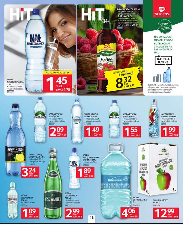 Selgros - gazetka promocyjna Oferta spożywcza od czwartku 18.06 do środy 01.07 - strona 18