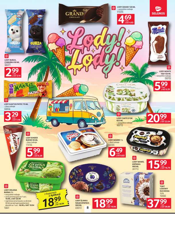 Selgros - gazetka promocyjna Oferta spożywcza od czwartku 18.06 do środy 01.07 - strona 8