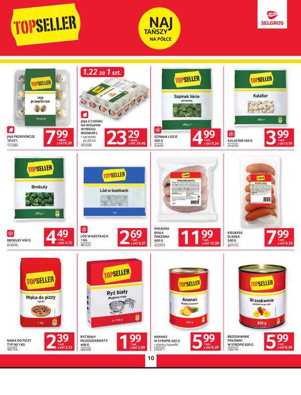 Selgros - gazetka promocyjna Oferta spożywcza od czwartku 18.06 do środy 01.07 - strona 10