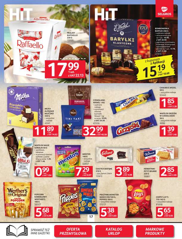 Selgros - gazetka promocyjna Oferta spożywcza od czwartku 18.06 do środy 01.07 - strona 17