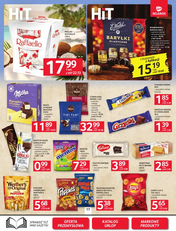 Selgros - gazetka promocyjna Oferta spożywcza od czwartku 18.06 do środy 01.07 - strona 17