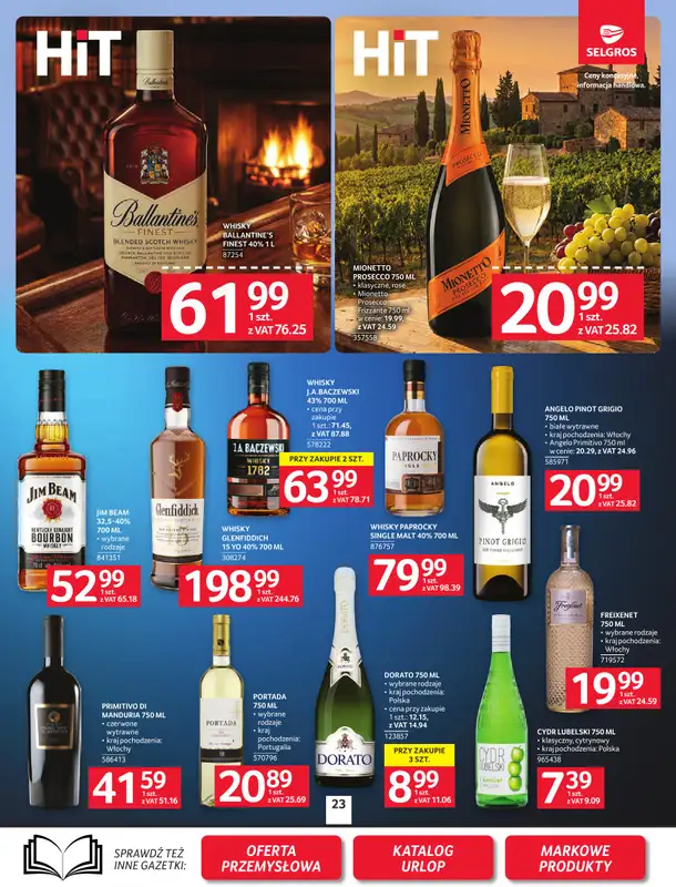 Selgros - gazetka promocyjna Oferta spożywcza od czwartku 18.06 do środy 01.07 - strona 23