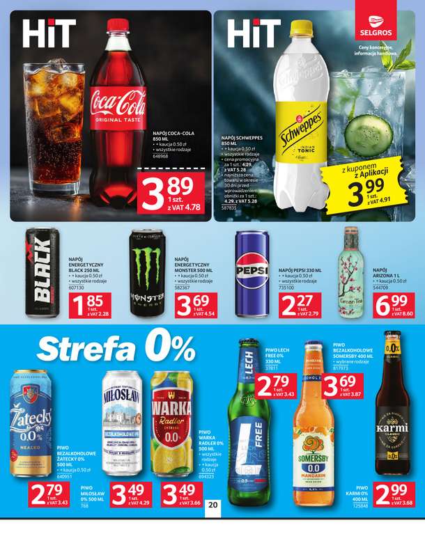 Selgros - gazetka promocyjna Oferta spożywcza od czwartku 18.06 do środy 01.07 - strona 20