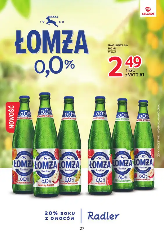 Selgros - gazetka promocyjna Katalog Markowe Produkty od czwartku 18.06 do środy 01.07 - strona 27