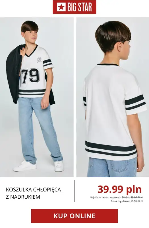 BIG STAR - gazetka promocyjna SALE do -69% dla dzieci od poniedziałku 15.06  - strona 5