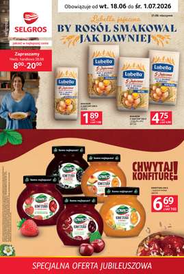 Selgros - gazetka promocyjna Specjalna oferta jubileuszowa od czwartku 18.06 do środy 01.07