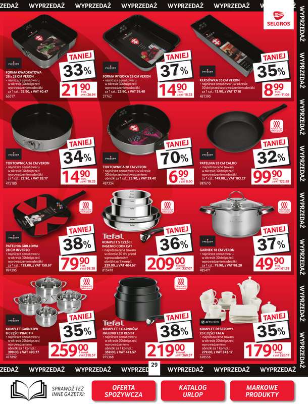 Selgros - gazetka promocyjna Oferta przemysłowa od czwartku 18.06 do środy 01.07 - strona 31