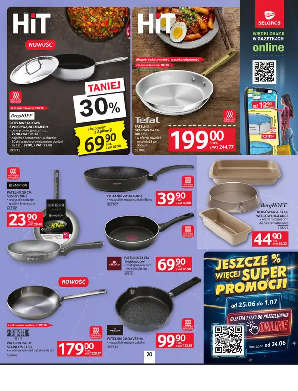 Selgros - gazetka promocyjna Oferta przemysłowa od czwartku 18.06 do środy 01.07 - strona 22