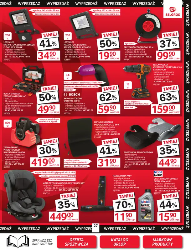 Selgros - gazetka promocyjna Oferta przemysłowa od czwartku 18.06 do środy 01.07 - strona 29