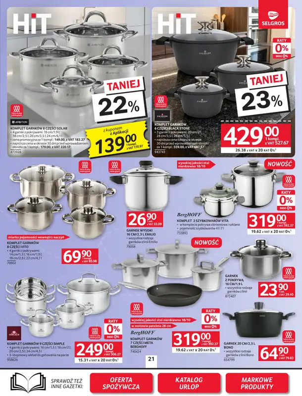 Selgros - gazetka promocyjna Oferta przemysłowa od czwartku 18.06 do środy 01.07 - strona 23