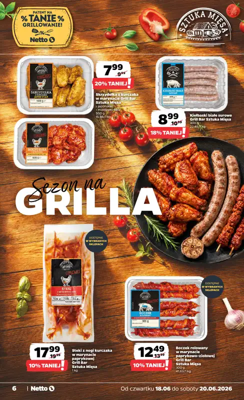 Netto - gazetka promocyjna Oferta spożywcza od czwartku 18.06 do soboty 20.06 - strona 6