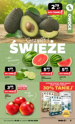 Netto - gazetka promocyjna Oferta spożywcza od czwartku 18.06 do soboty 20.06 - strona 5