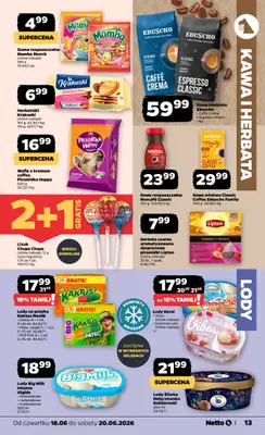 Netto - gazetka promocyjna Oferta spożywcza od czwartku 18.06 do soboty 20.06 - strona 13