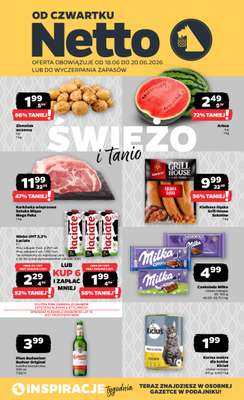 Netto - gazetka promocyjna Oferta spożywcza od czwartku 18.06 do soboty 20.06
