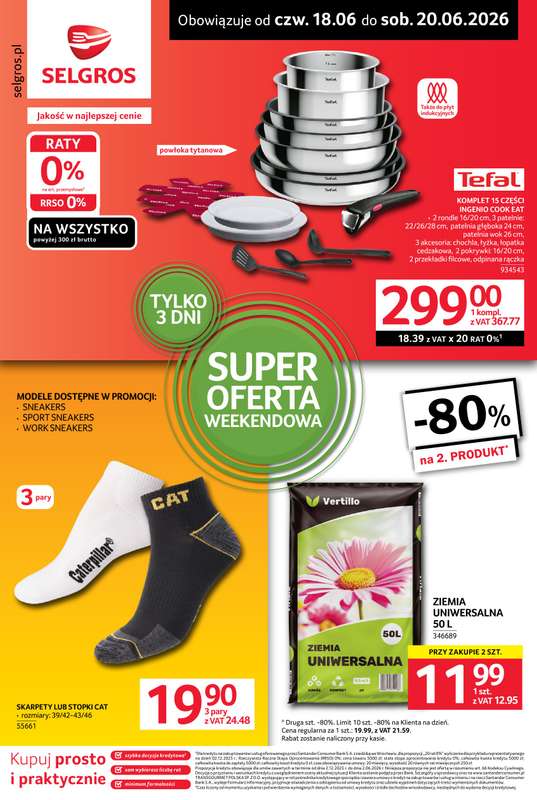 Selgros - gazetka promocyjna Oferta weekendowa od czwartku 18.06 do soboty 20.06