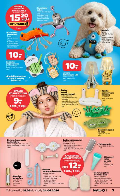 Netto - gazetka promocyjna Inspiracje tygodnia Fun Festiwal  do środy 24.06 - strona 3
