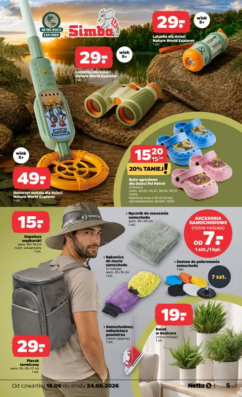 Netto - gazetka promocyjna Inspiracje tygodnia Fun Festiwal  do środy 24.06 - strona 5