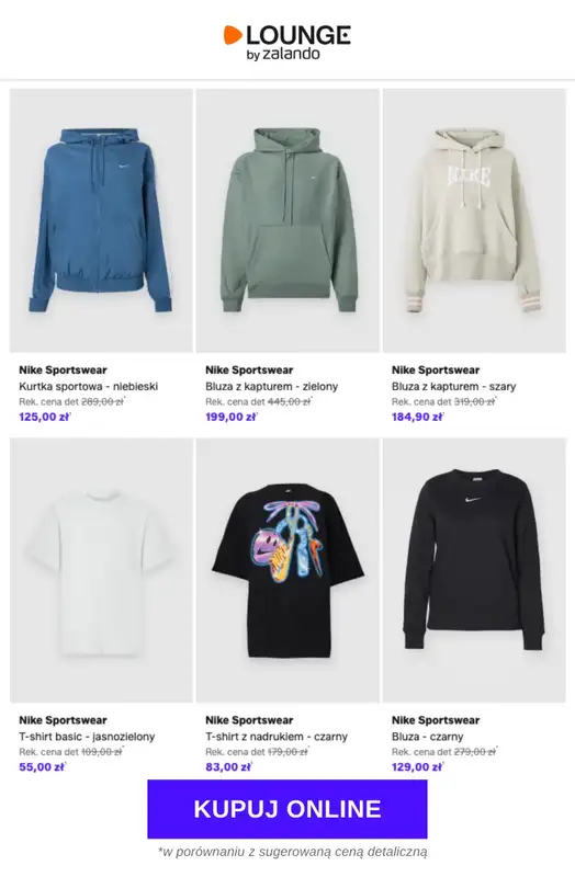 Lounge by Zalando - gazetka promocyjna Specjalne okazje: Nike Sportswear od poniedziałku 15.06 do środy 17.06 - strona 2