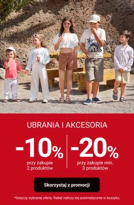 Smyk - gazetka promocyjna Do -20% na ubrania i akcesoria od poniedziałku 15.06 do środy 17.06
