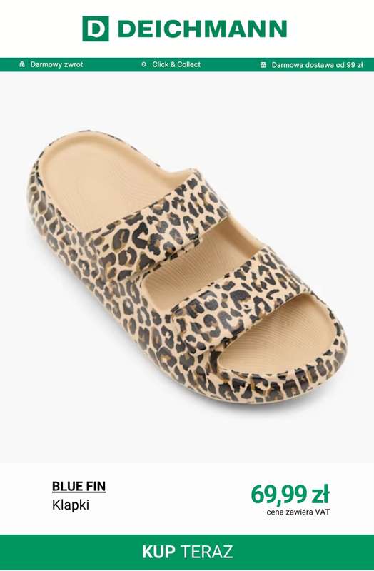 Deichmann - gazetka promocyjna Klapki basenowe damskie od poniedziałku 15.06  - strona 4