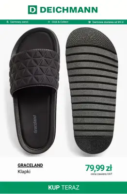Deichmann - gazetka promocyjna Klapki basenowe damskie od poniedziałku 15.06  - strona 11