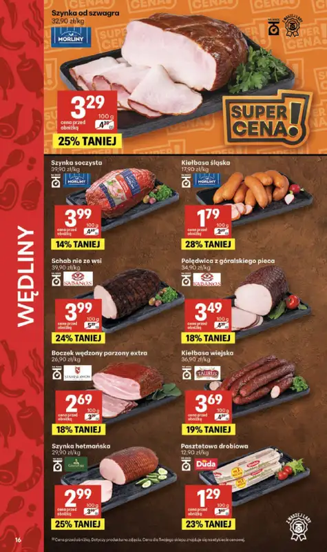 Delikatesy Centrum - gazetka promocyjna Gazetka  do środy 24.06 - strona 16