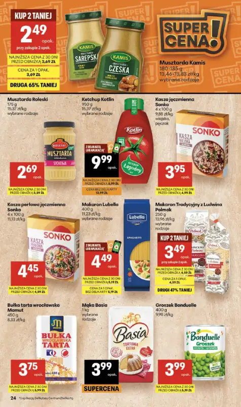 Delikatesy Centrum - gazetka promocyjna Gazetka  do środy 24.06 - strona 24