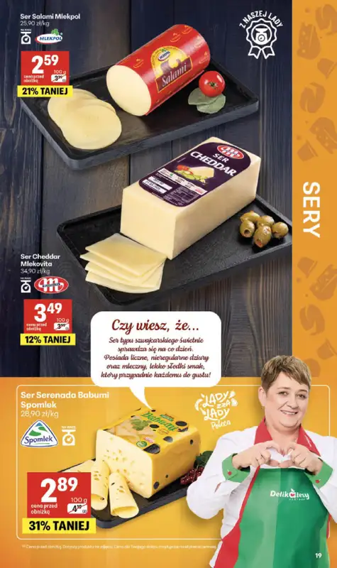Delikatesy Centrum - gazetka promocyjna Gazetka  do środy 24.06 - strona 19