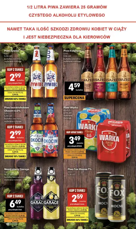 Delikatesy Centrum - gazetka promocyjna Gazetka  do środy 24.06 - strona 32