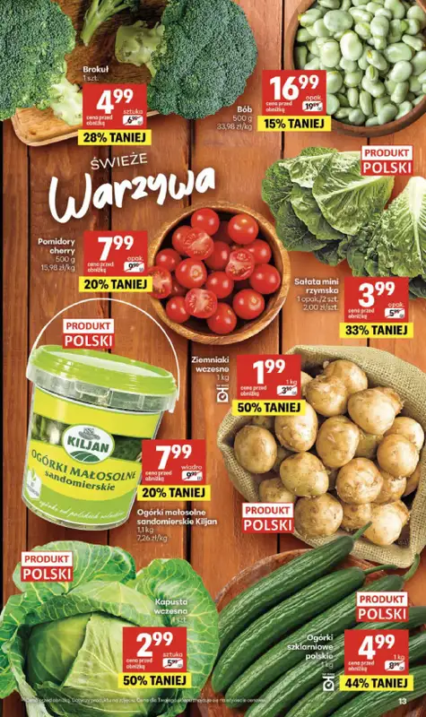 Delikatesy Centrum - gazetka promocyjna Gazetka  do środy 24.06 - strona 13