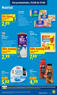 Lidl - gazetka promocyjna Oferta od poniedziałku od poniedziałku 15.06 do środy 17.06 - strona 63