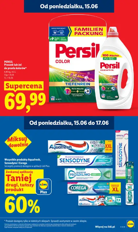 Lidl - gazetka promocyjna Oferta od poniedziałku od poniedziałku 15.06 do środy 17.06 - strona 21