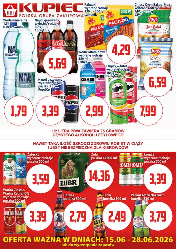 Kupiec - gazetka promocyjna Oferta plakatowa od poniedziałku 15.06 do niedzieli 28.06 - strona 4