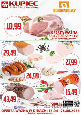 Kupiec - gazetka promocyjna Oferta plakatowa od poniedziałku 15.06 do niedzieli 28.06