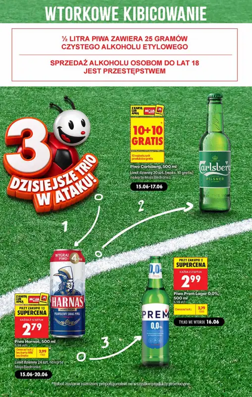 Biedronka - gazetka promocyjna Wtorkowe kibicowanie   - strona 2