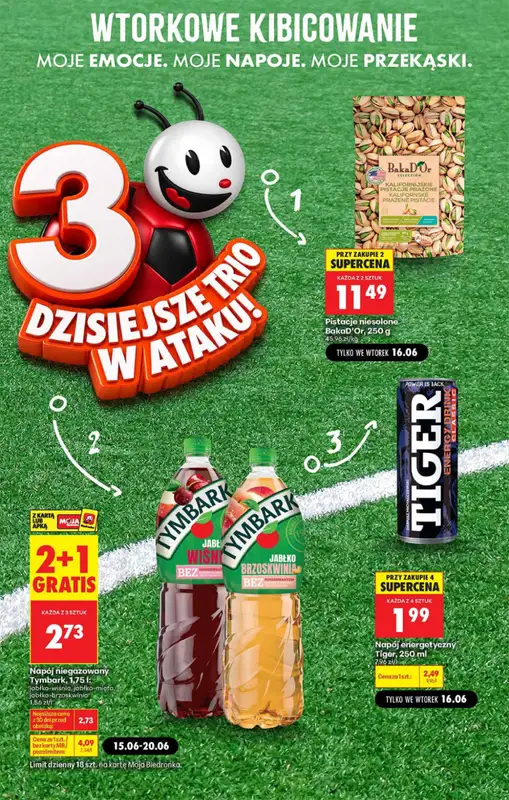 Biedronka - gazetka promocyjna Wtorkowe kibicowanie   - strona 3