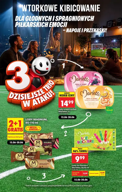 Biedronka - gazetka promocyjna Wtorkowe kibicowanie  
