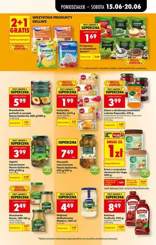 Biedronka - gazetka promocyjna Od poniedziałku, Z ladą tradycyjną od poniedziałku 15.06 do soboty 20.06 - strona 57