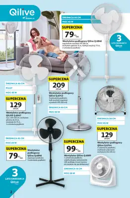Auchan - gazetka promocyjna Gazetka Wentylatory Hipermarket Auchan od czwartku 18.06 do środy 01.07 - strona 2