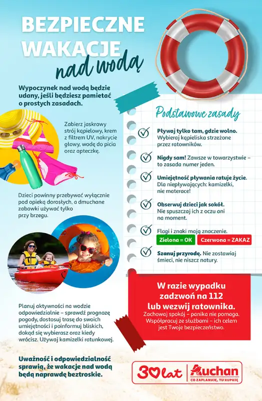 Auchan - gazetka promocyjna Gazetka 30 Lat Hipermarket Auchan od czwartku 18.06 do środy 24.06 - strona 44