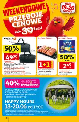 Auchan - gazetka promocyjna Gazetka 30 Lat Hipermarket Auchan od czwartku 18.06 do środy 24.06 - strona 2