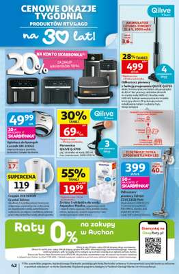 Auchan - gazetka promocyjna Gazetka 30 Lat Hipermarket Auchan od czwartku 18.06 do środy 24.06 - strona 42