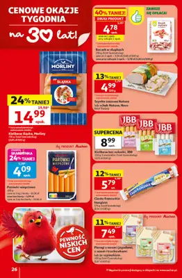 Auchan - gazetka promocyjna Gazetka 30 Lat Hipermarket Auchan od czwartku 18.06 do środy 24.06 - strona 26