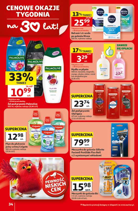 Auchan - gazetka promocyjna Gazetka 30 Lat Hipermarket Auchan od czwartku 18.06 do środy 24.06 - strona 34