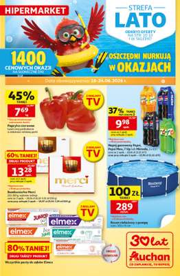 Auchan - gazetka promocyjna Gazetka 30 Lat Hipermarket Auchan od czwartku 18.06 do środy 24.06