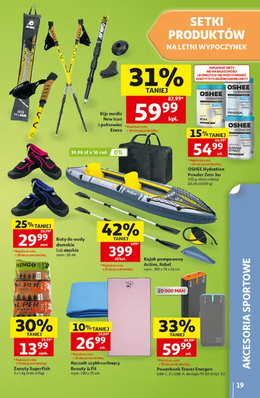 Auchan - gazetka promocyjna Gazetka 30 Lat Hipermarket Auchan od czwartku 18.06 do środy 24.06 - strona 19