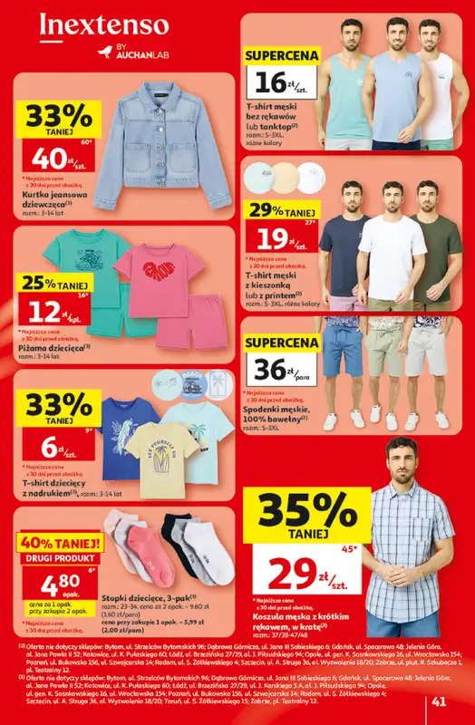 Auchan - gazetka promocyjna Gazetka 30 Lat Hipermarket Auchan od czwartku 18.06 do środy 24.06 - strona 41